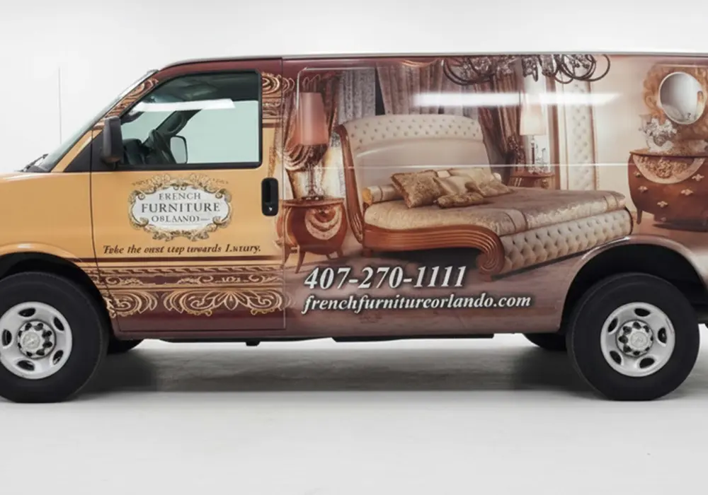 Commercial vehicle wrap by Prime Signs in Orlando, FL